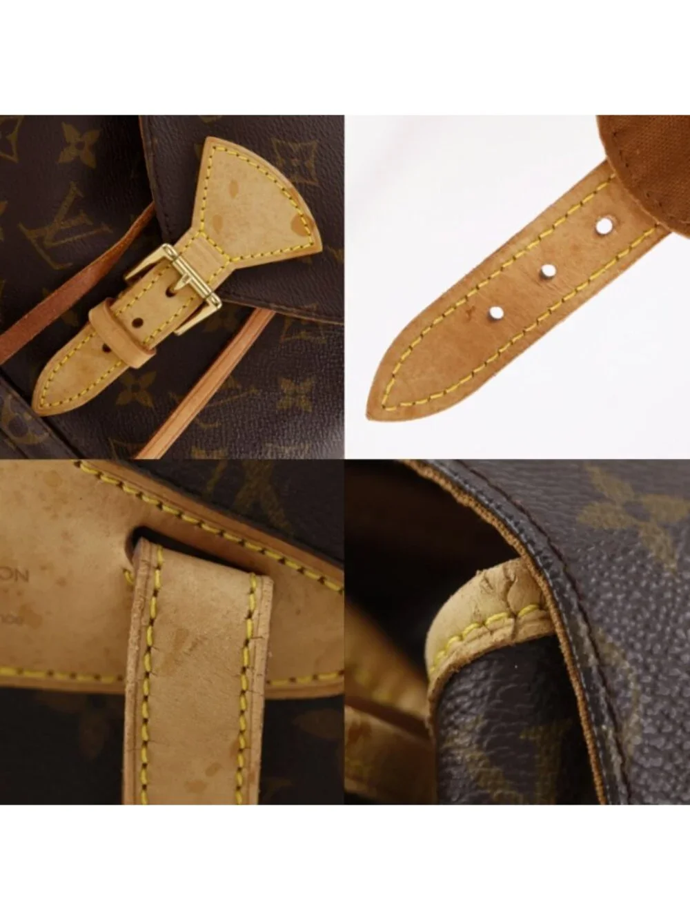 Louis Vuitton Montsouris MM Monogram Canvas Brown Backpack